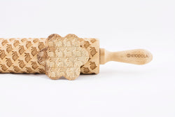 Rolling Pin Embossed with EASTER BUNNIES Pattern for Baking Engraved Cookies Size Large 16.9 inch