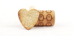 Rolling Pin Embossed With PENGUINS Pattern For Baking Engraved cookies Size Roller 4 inch
