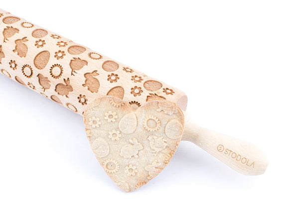 Rolling Pin Embossed with EASTER MIX
