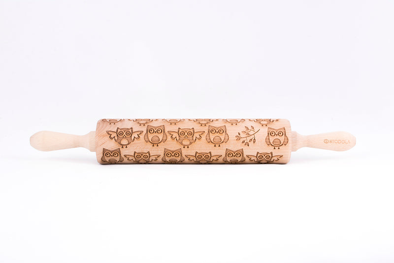 Rolling Pin Embossed with OWLS